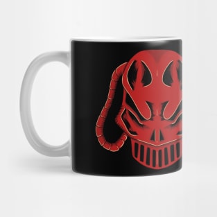 Red skull head Mug